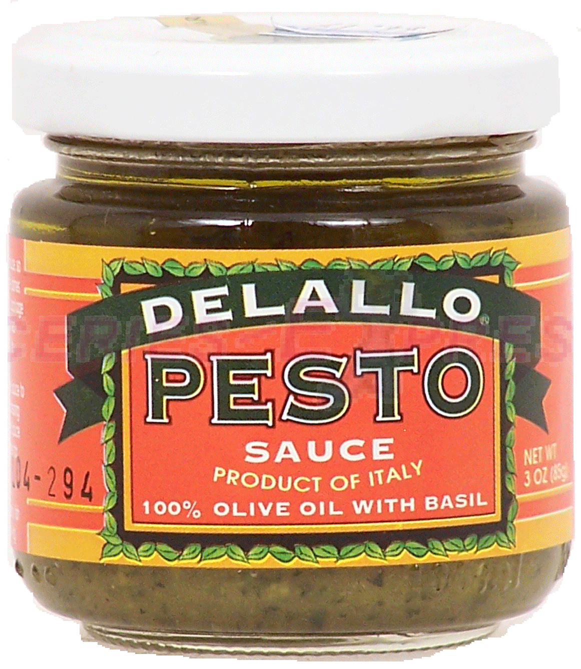 Delallo&nbsp;&nbsp;pesto sauce, 100% olive oil with basil Full-Size Picture